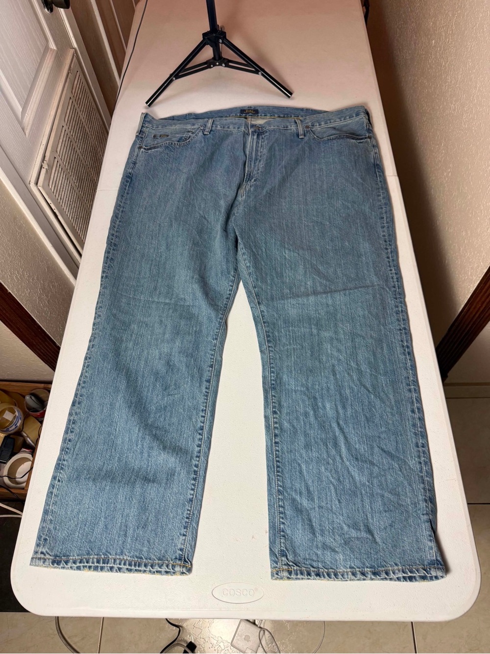Polo Ralph Lauren Men Hampton Relaxed Straight Jeans 48/30 Blue
Pocket Denim NEW